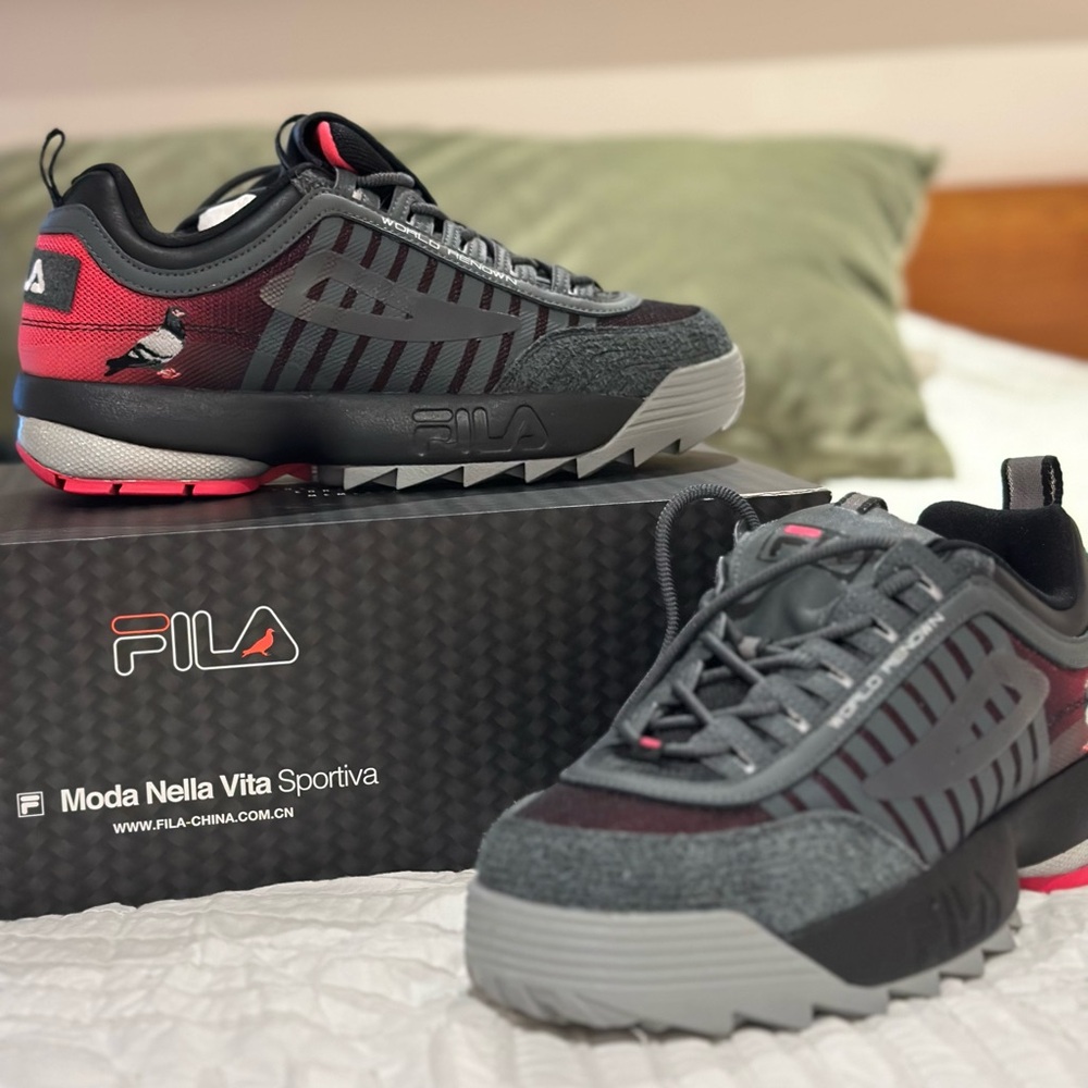 Fila Men's Disruptor II: Staple Pigeon collab limited edition